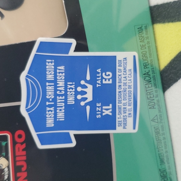 Demon Slayer Tanjiro Kamado Pop! & Tee Set Target Exclusive - Brand New Sealed - Picture 2 of 7